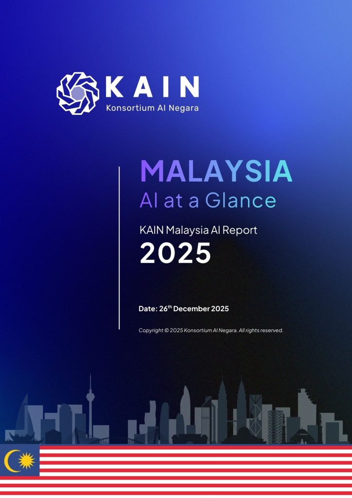 Cover of the KAIN Malaysia AI Report 2025